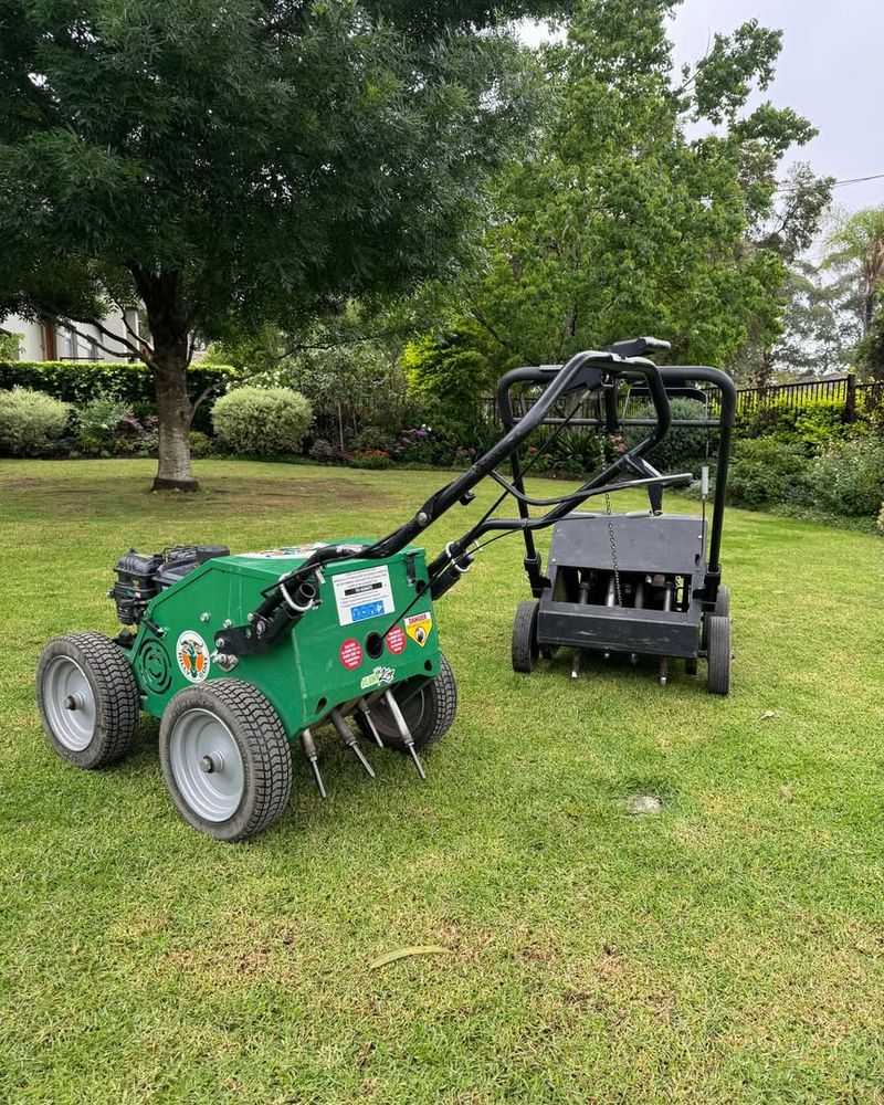 Rolling Lawn Aerator