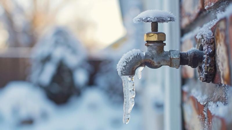 Forgetting To Disconnect And Drain Outdoor Hoses