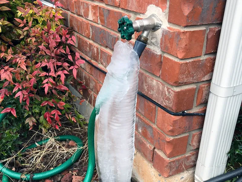 Leaving Garden Hoses Connected To Outdoor Faucets