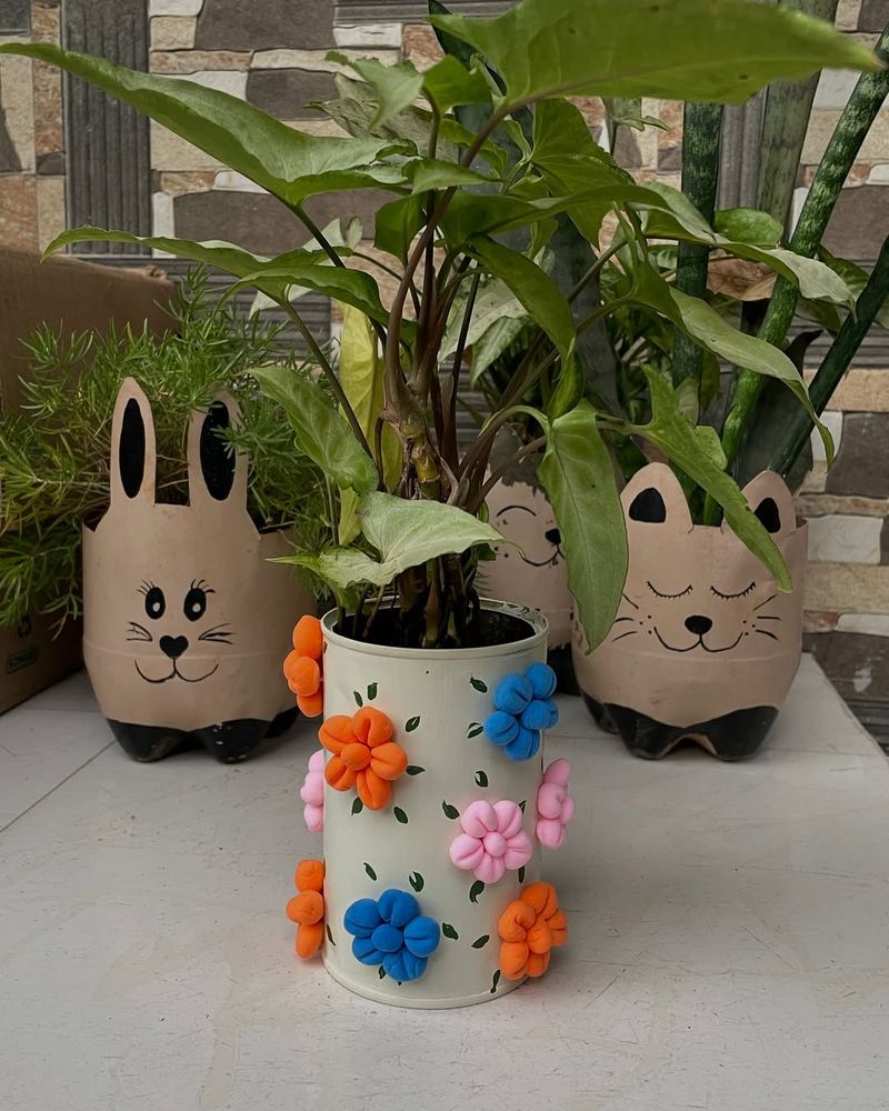 Plastic Bottle Self-Watering Planters