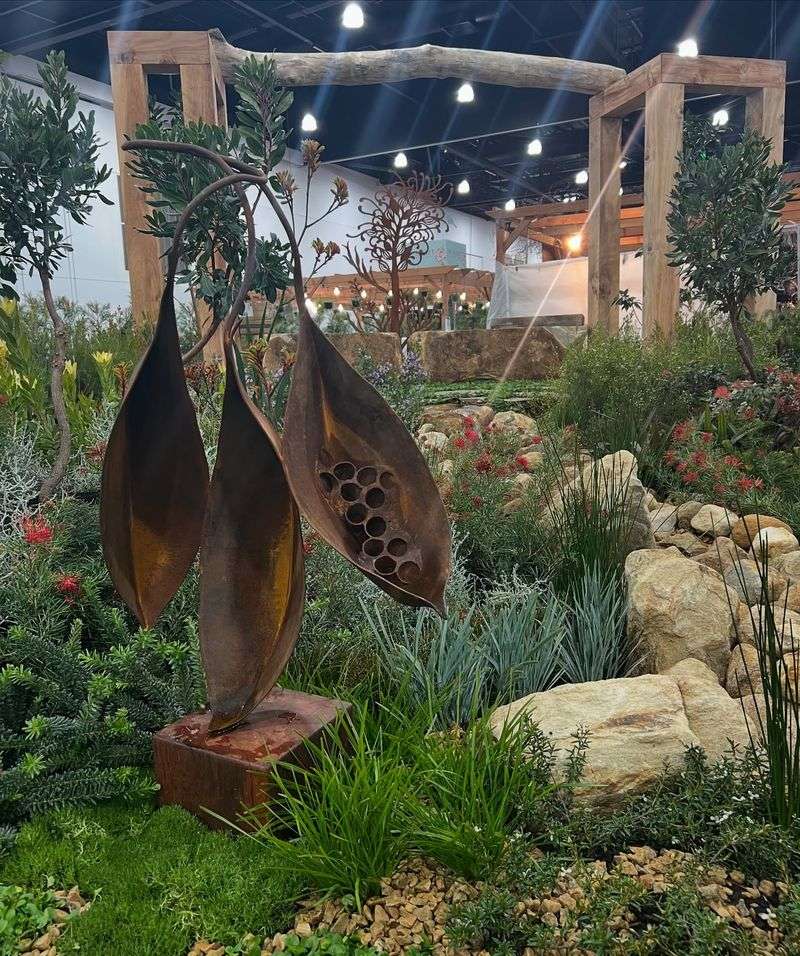 Sculptural Metal Garden Art