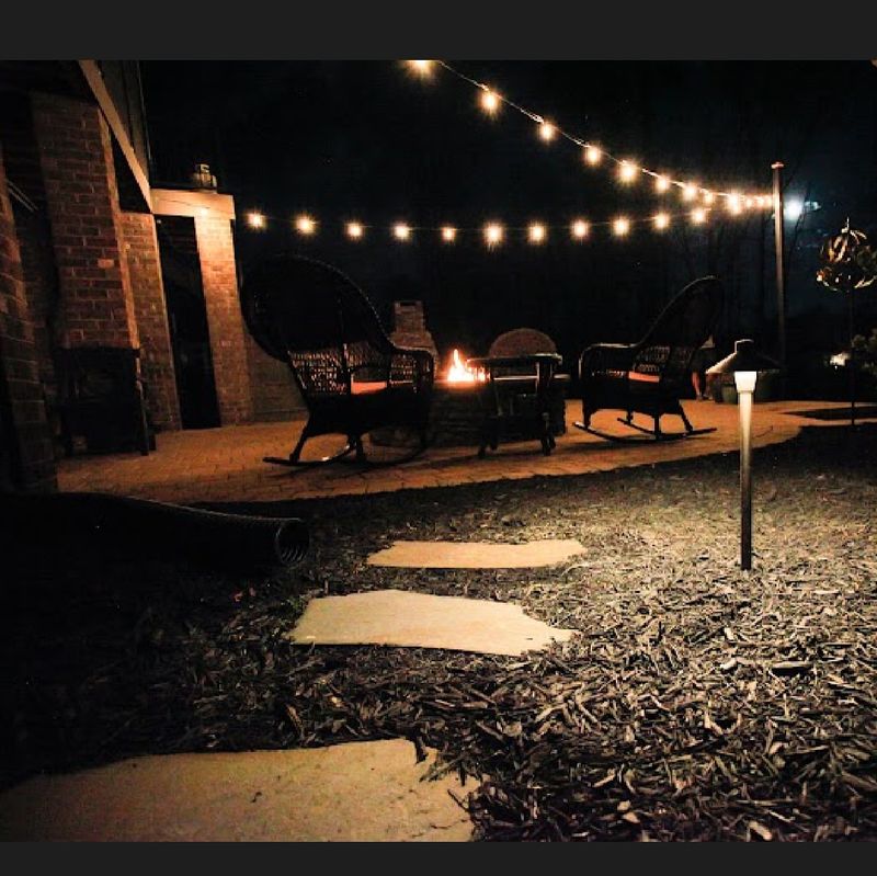 Hang String Lights For Evening Atmosphere