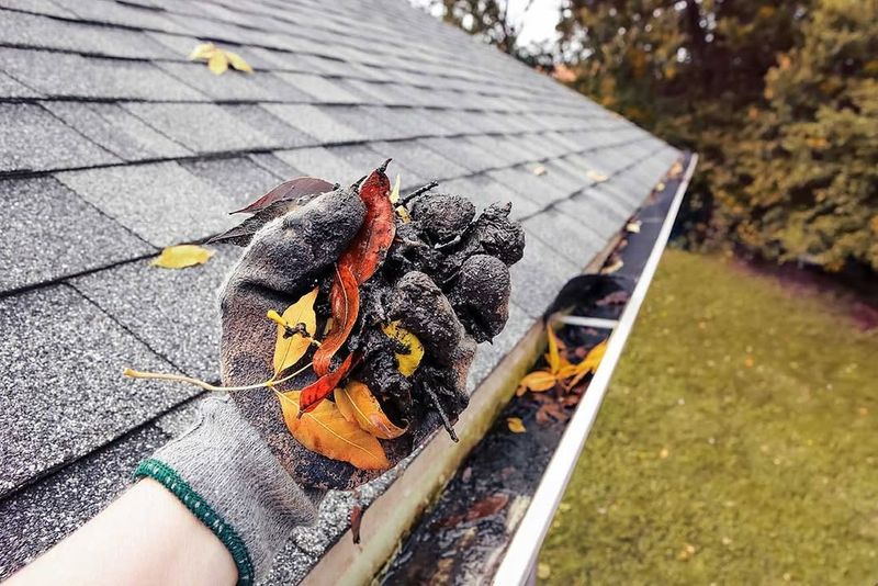 Neglecting Gutter Cleaning Before The First Snowfall
