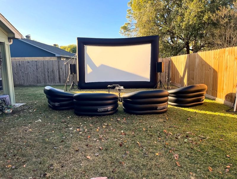 Outdoor Movie Nights with Projectors