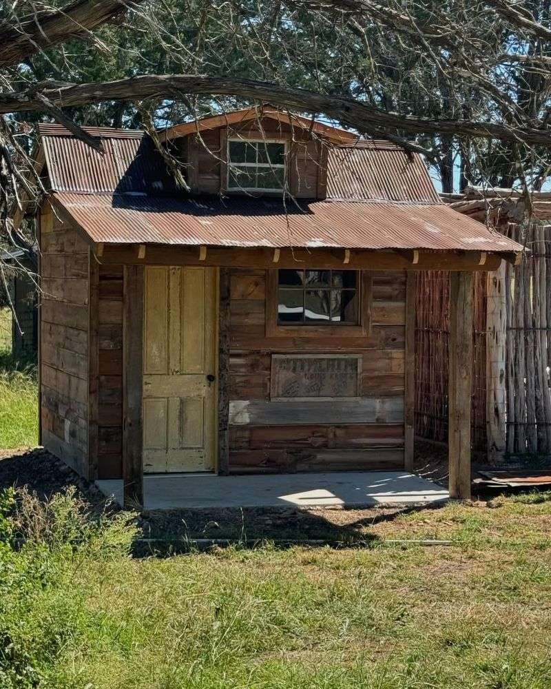 Weathered Wooden Structures Add Rustic Charm