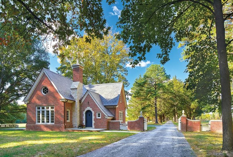 Steeply Pitched Roofs Create Dramatic Silhouettes