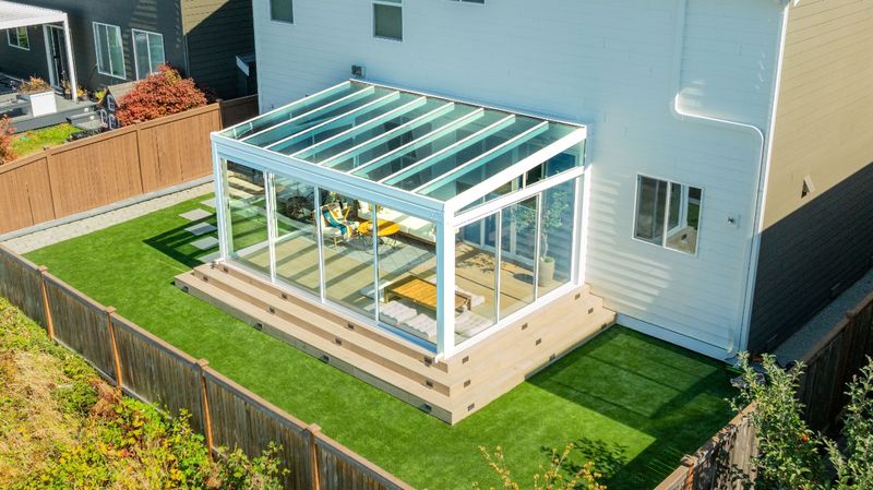 Enclosed Pergolas With Clear Panels