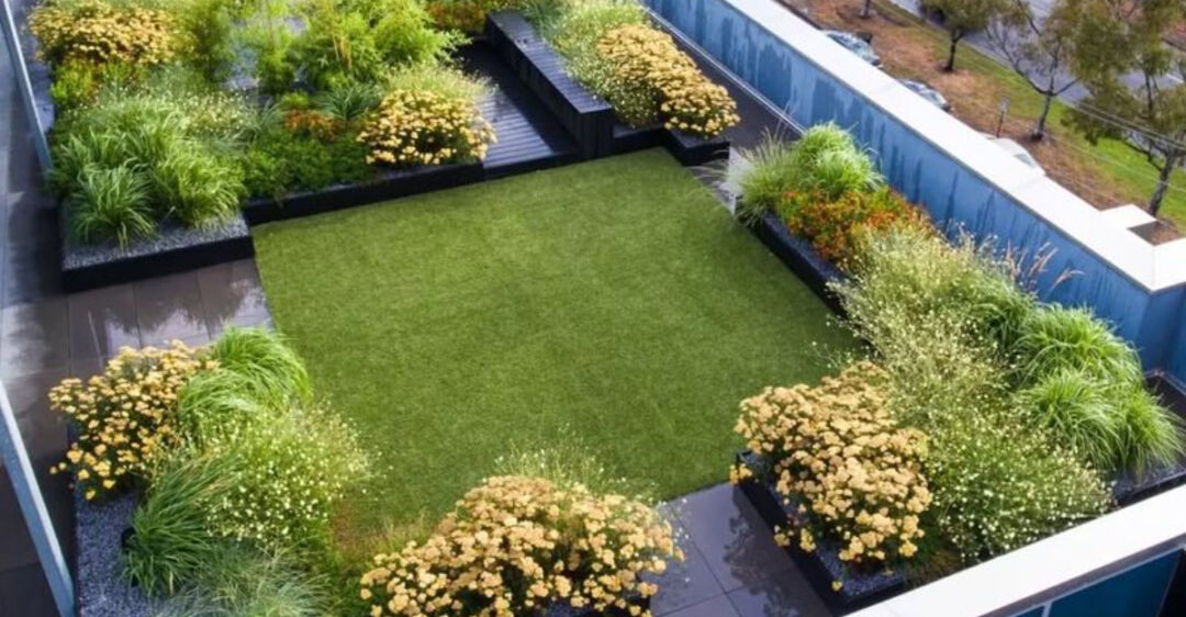 View of The Green Roof Trend Spreading Across New York Apartment Buildings