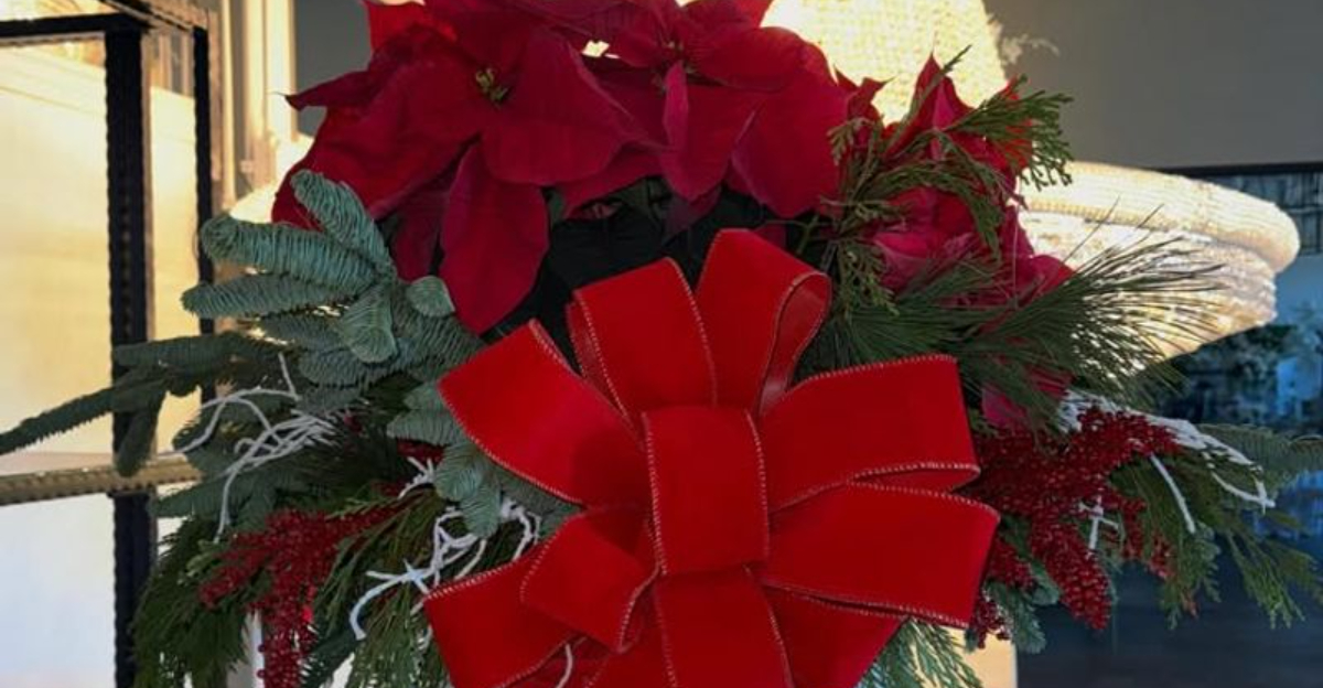 poinsettia decor