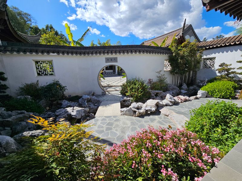 Huntington Library Rose Garden In San Marino