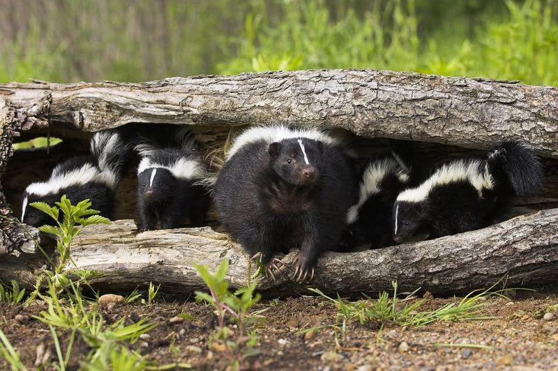 Baby Skunks Are Called Kits And Born In Spring