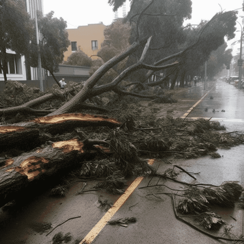 When Natural Disasters And Weather Events Cause The Fall