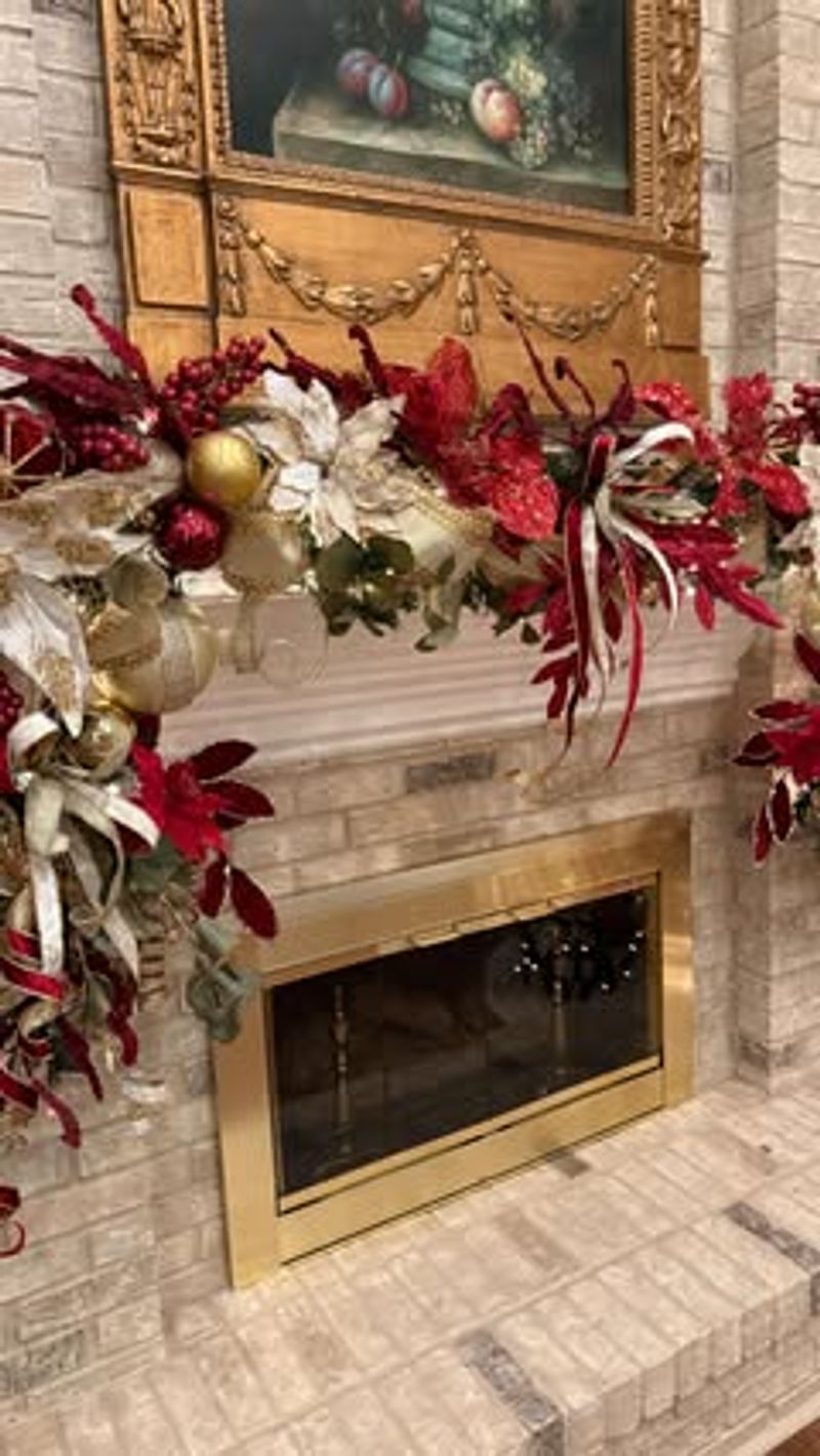 Burgundy Poinsettias