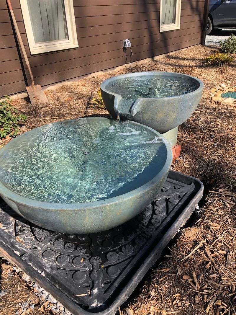 Ceramic Bowl Bubbler Fountain
