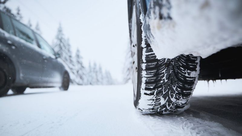 Driving Or Parking Vehicles On Snow-Covered Grass