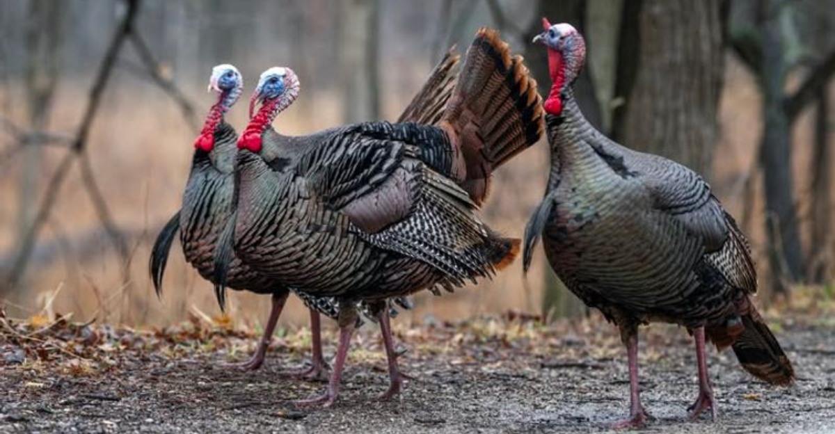 wild turkeys