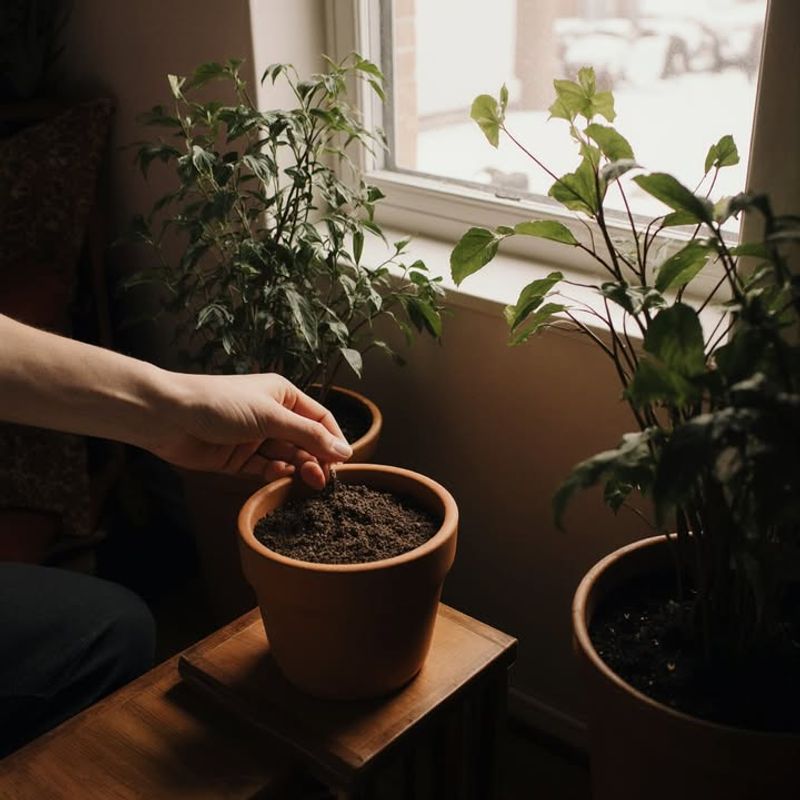 Plants Need Less Water During Cold Months