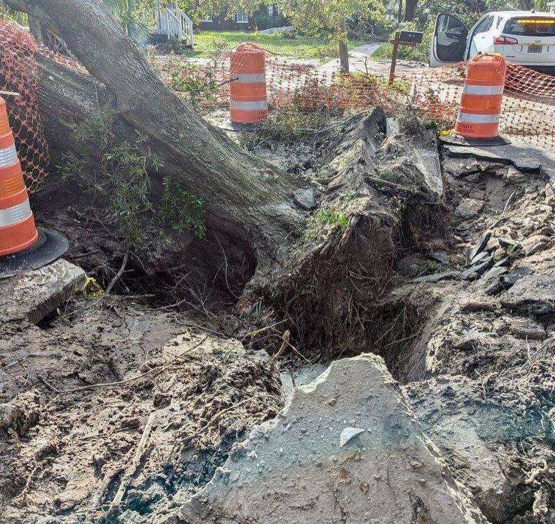 In Areas With Underground Utilities