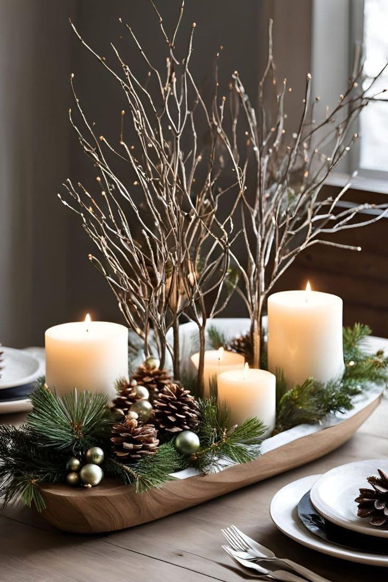 Rustic Branch Arrangements Bringing Warmth To Holiday Gatherings