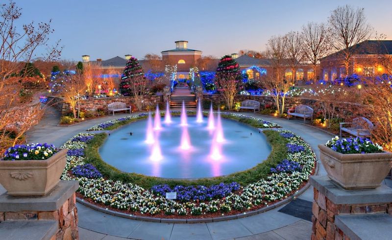 Large Scale Holiday Light Displays Transform The Garden