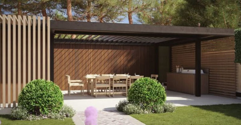 minimalist garden room