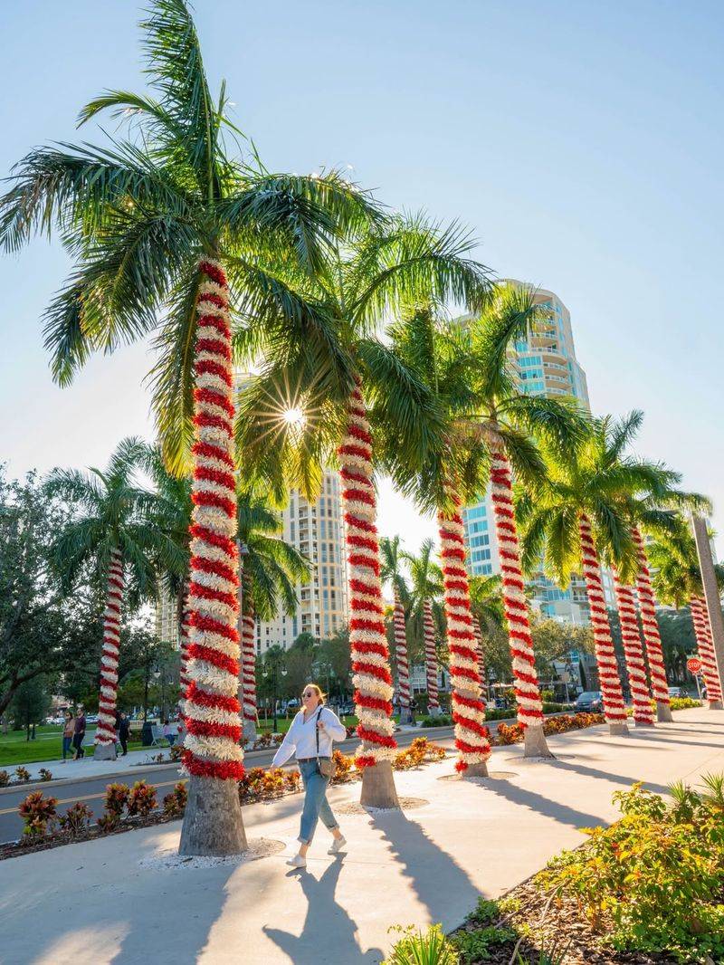 The Simple Way Families Use Palm Trunks As Natural Light Poles