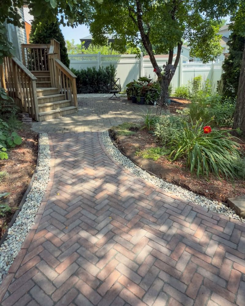 Classic Brick Herringbone Pattern