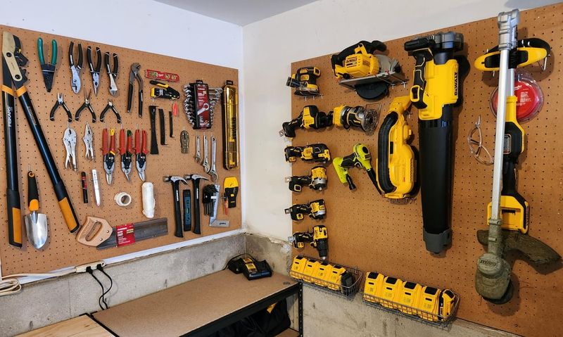 Wall-Mounted Pegboard Systems