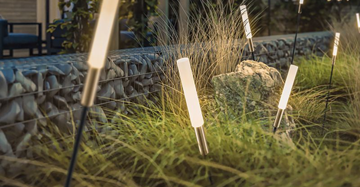 light sticks in yard