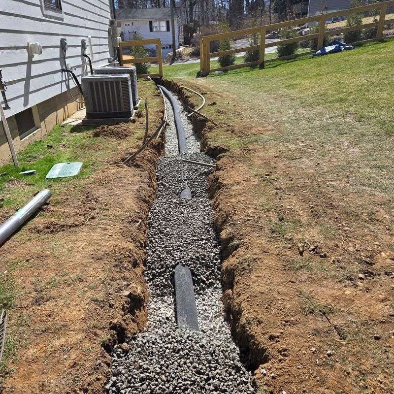 French Drains Route Water Away Efficiently