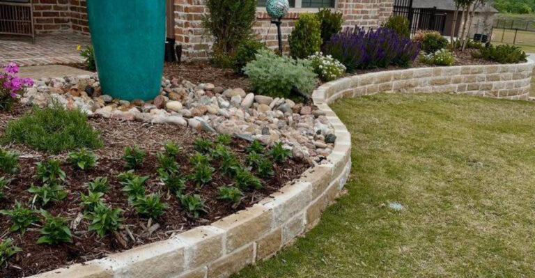 edged garden bed