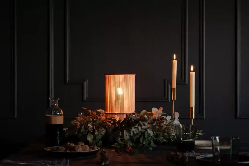 Switch To Warm Lighting With Candles And Lamps