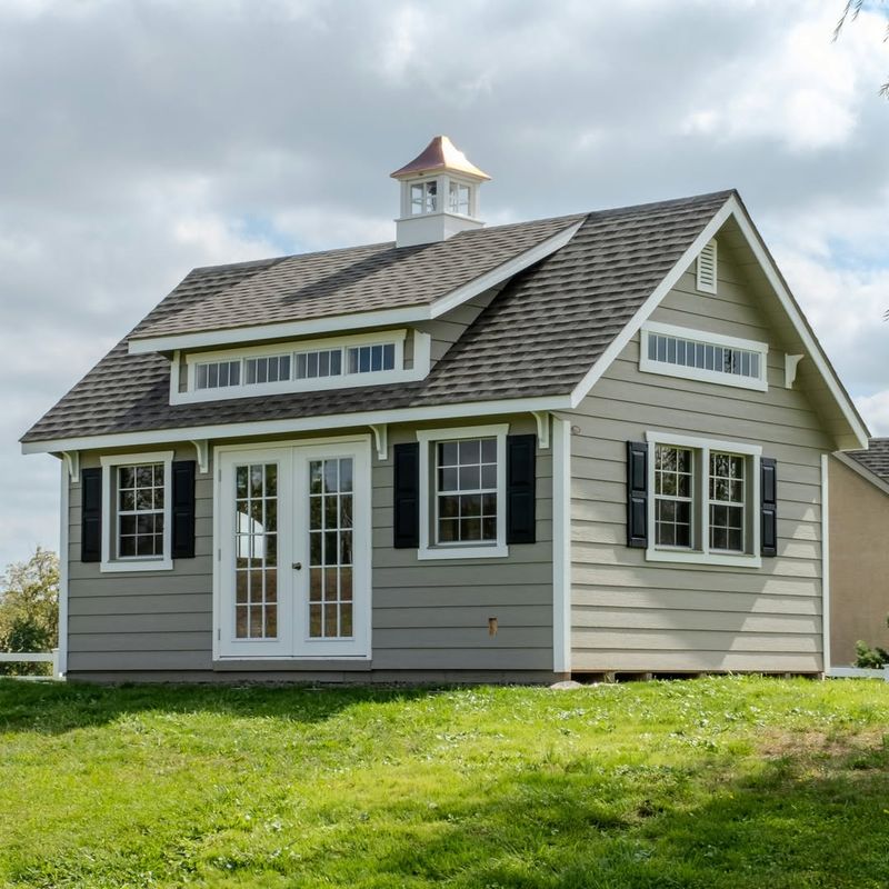 Large Detached Sheds Or Workshops