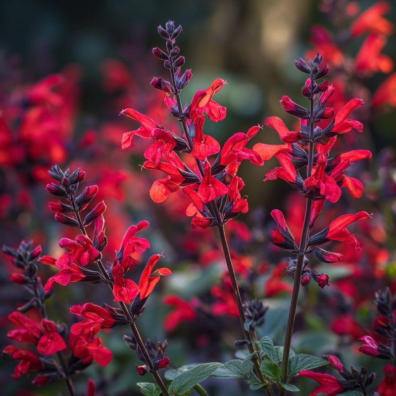 Scarlet Sage Adds Bright Red Blooms That Pollinators Spot Instantly