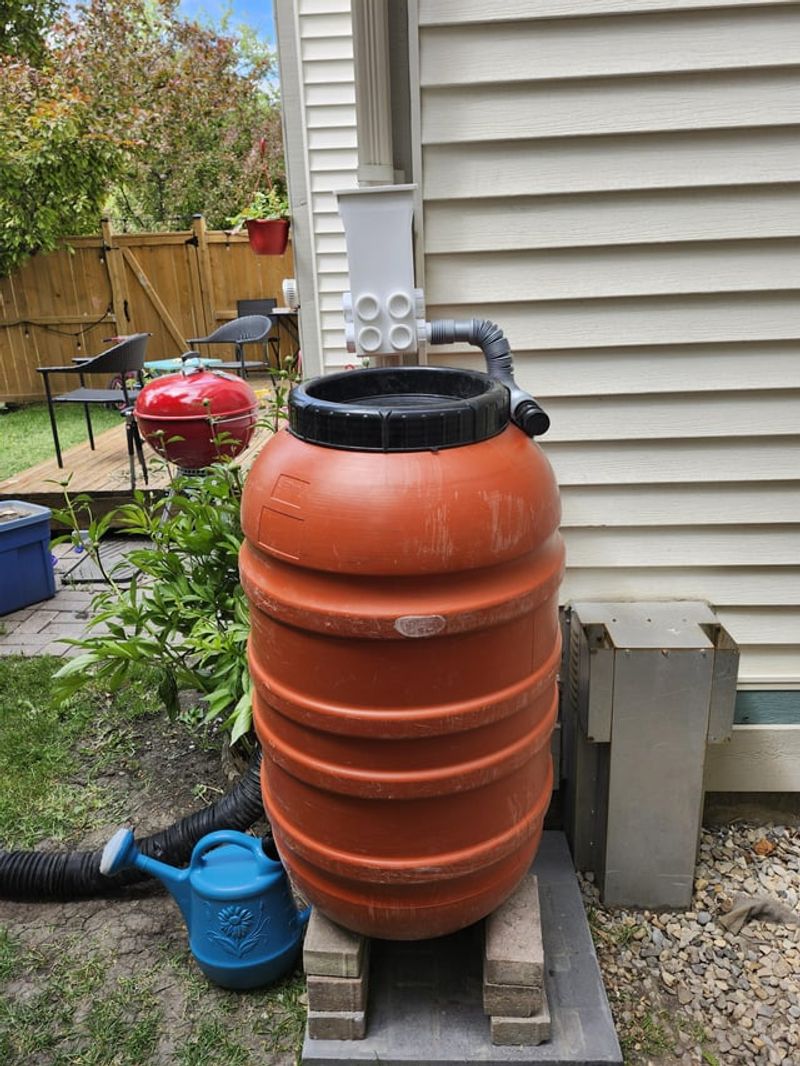 Set Up Rain Barrels And Water Collection