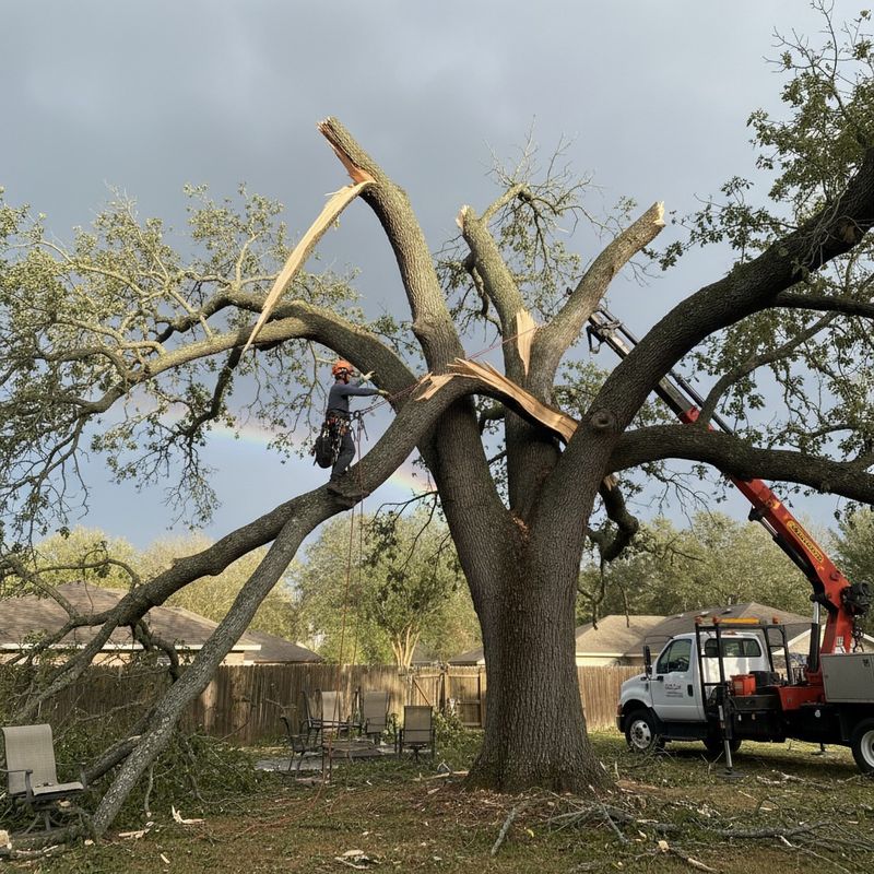 Trees With Low-Hanging Branches Near Homes