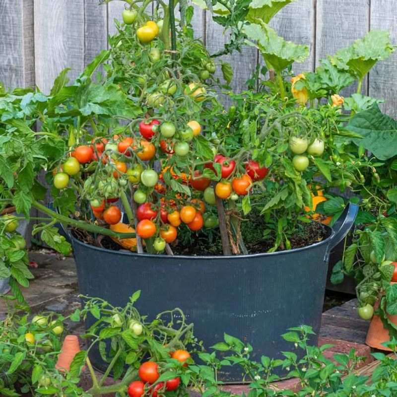 Sweetens Tomatoes Grown In Containers (Indirectly)