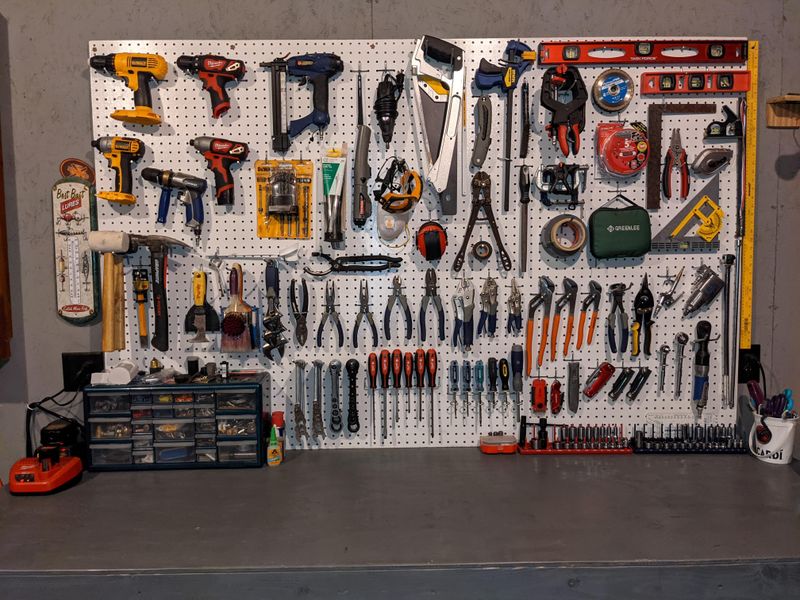 Pegboard Organization System