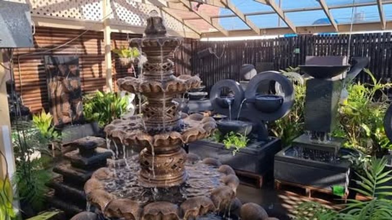 Copper Pipe Rainfall Fountain