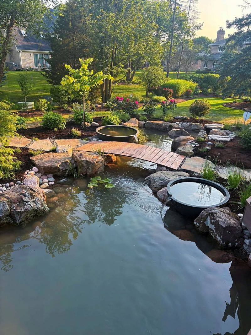 Elaborate Water Features Without Winterization Plans