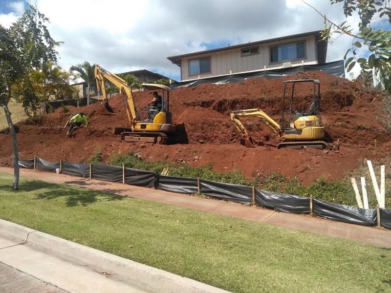 Major Landscaping And Grading Projects