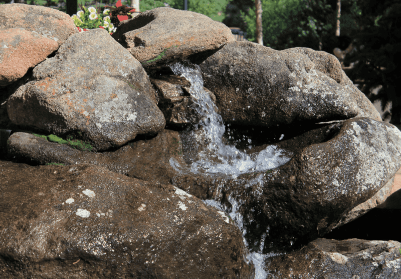 Emptying And Scrubbing Water Features