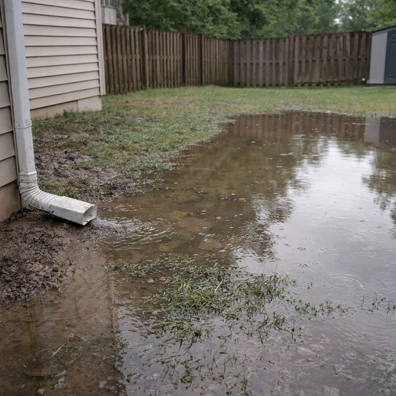 Ignoring Drainage Problems