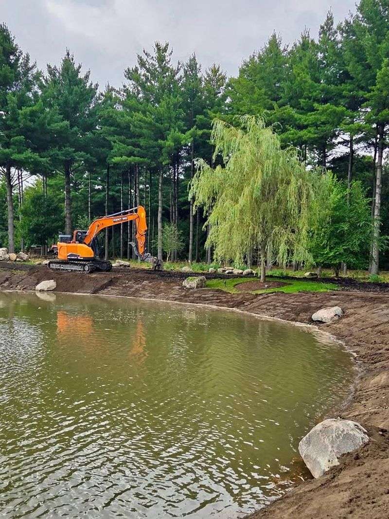 Excavation For Ponds Or Water Features