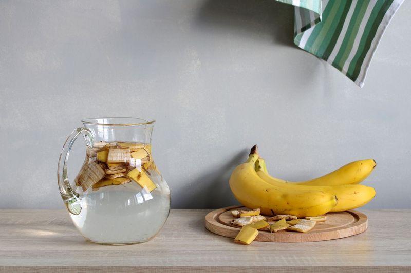 Banana Peels Feed Flowering Plants