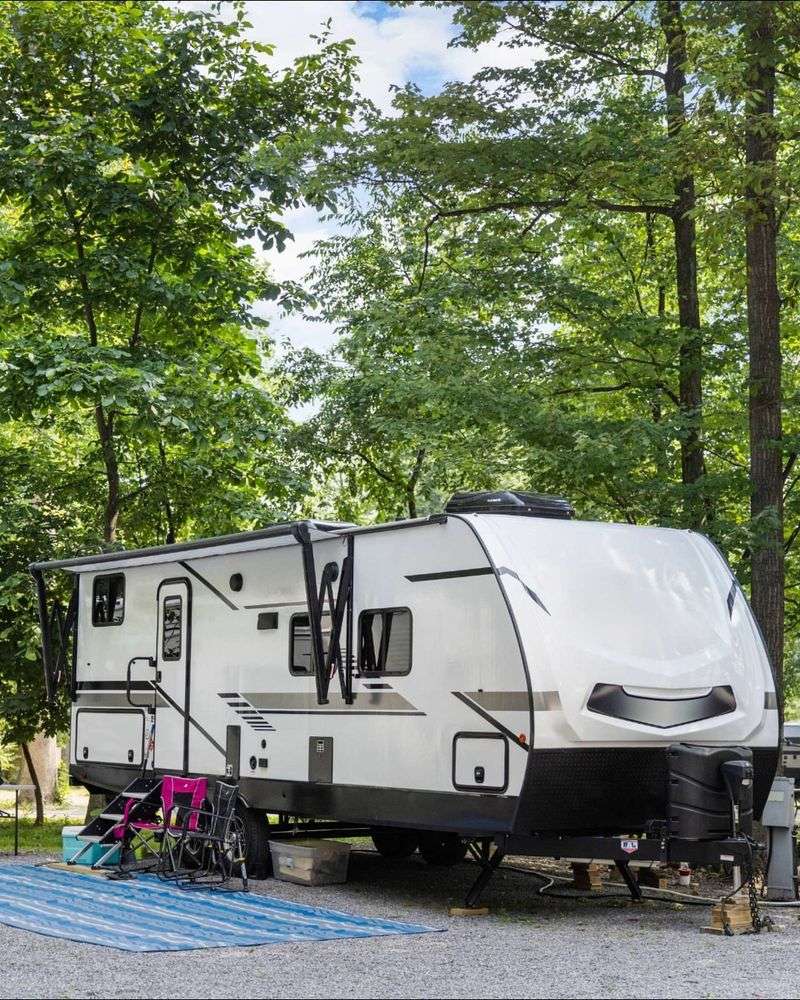Recreational Vehicles Parked On-Site