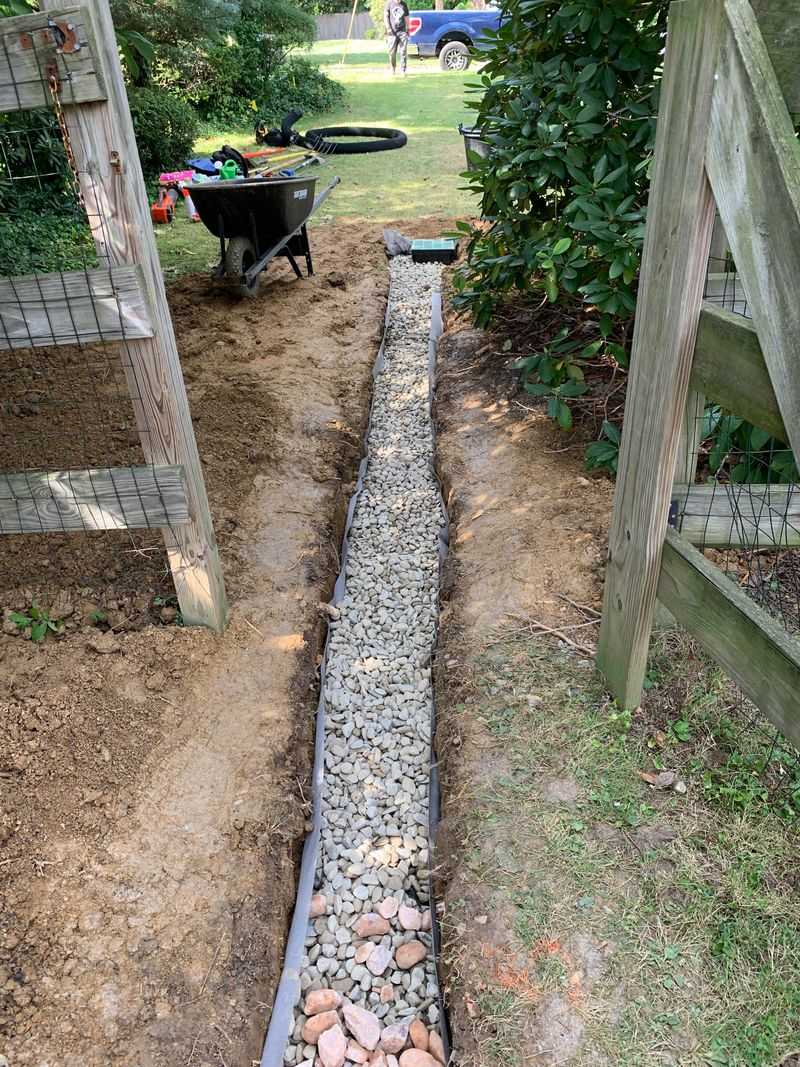 Install A French Drain Nearby