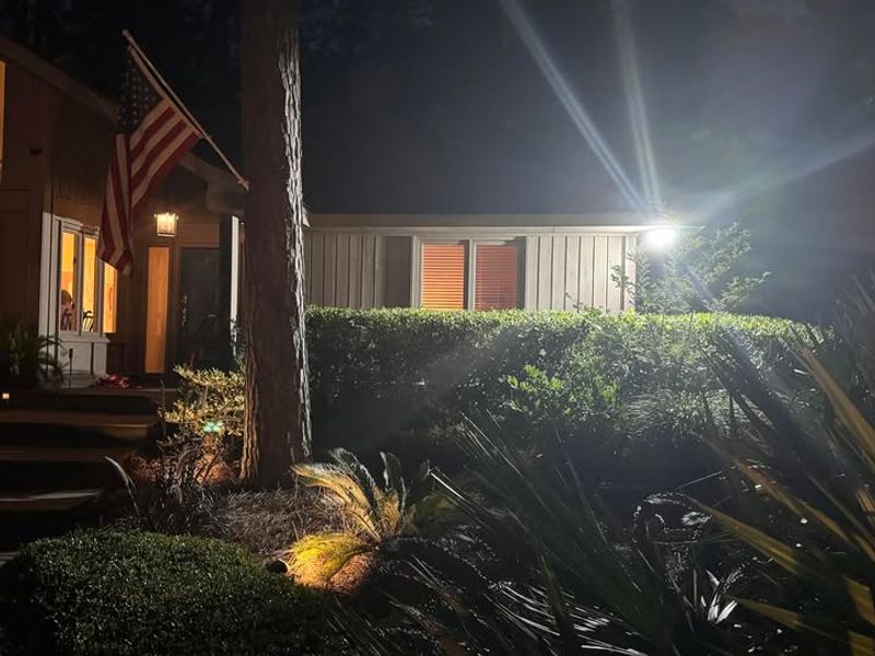 Bright Outdoor Lighting That Creates Light Pollution