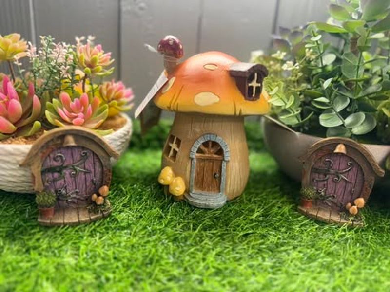 Mushroom Fairy Houses