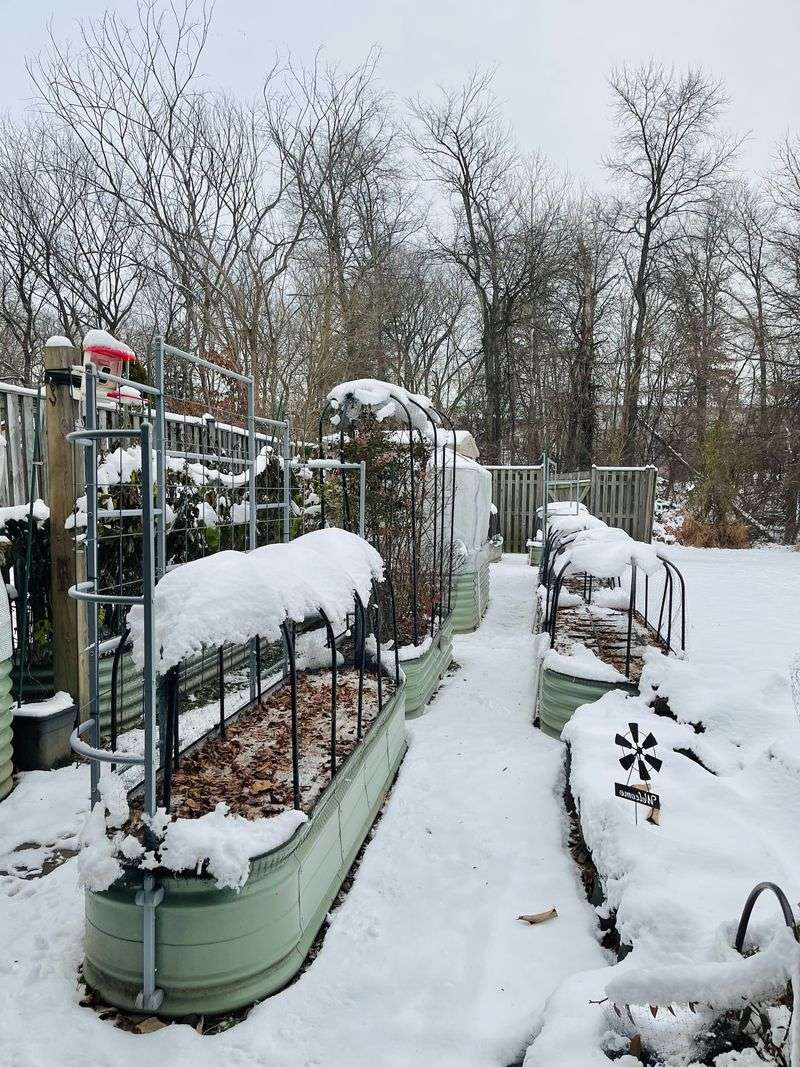 Trampling Snow-Covered Beds